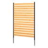 Holz Sichtschutzzaun, 39" B x 61" L, 1-Panel Klimaanlagen-Zaunblende, Gehäuse für Poolausrüstung mit Metallpfählen, Einfache DIY-Installation, Außenbereich