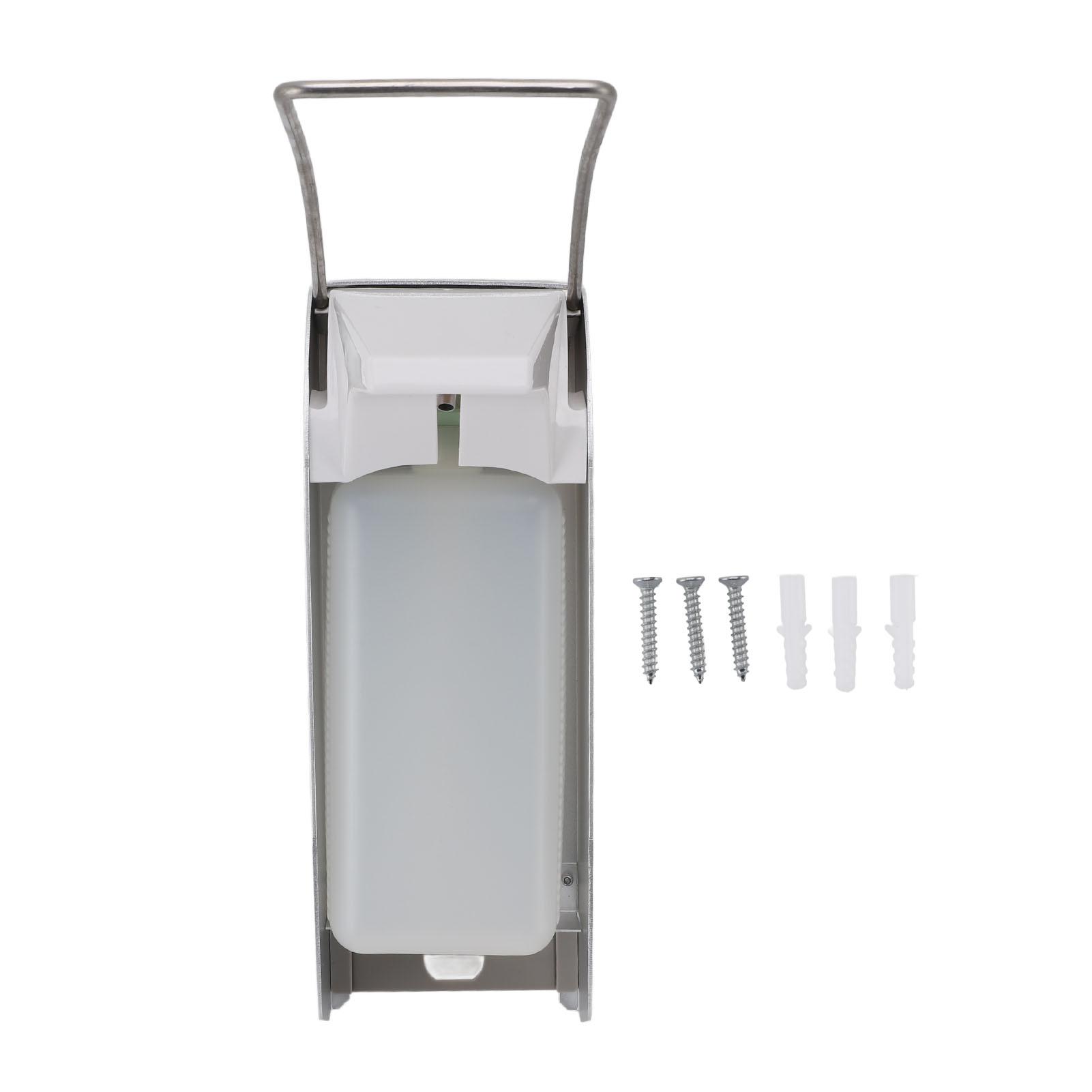 

Manual Soap Dispenser Elbow Press Wall Mounted Hand Soap Dispenser for Restroom Bathroom Kitchen