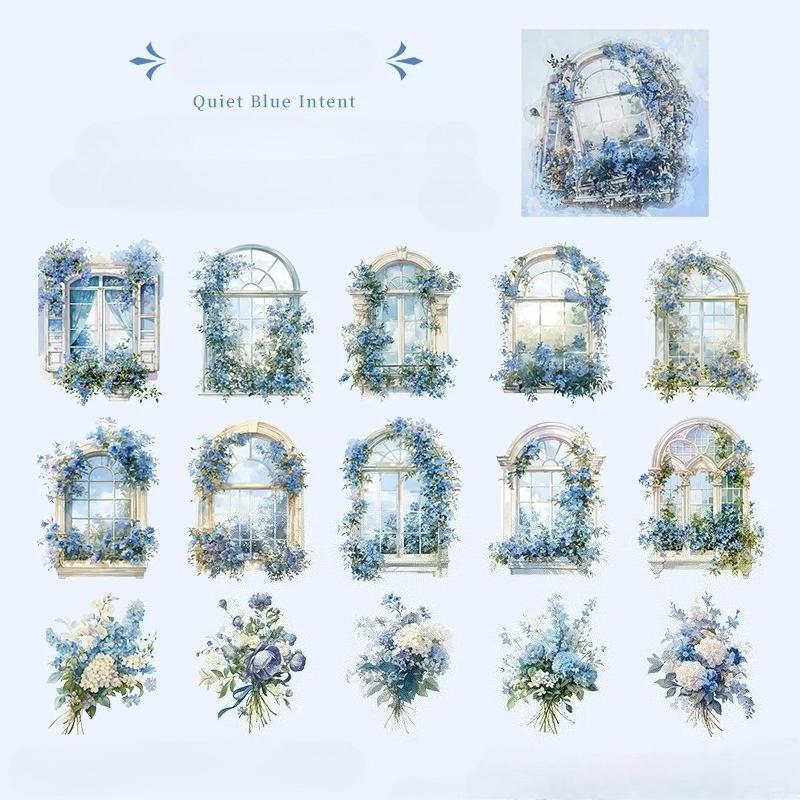 15pcs Kawaii Stationery Stickers The Phantom of The Dark Diary Planner Junk Journal Decorative Scrapbooking Craft Stickers