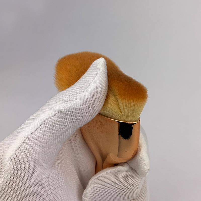 Multifunctional Makeup Brush: Beauty Tool, Car Dust Removal, Curved Wave-Shape, Foundation Applicator