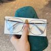 Round Shape Glasses Frame Women Fashion Stylish Blue Light Blocking Glass Women  Frame Eyeglasses