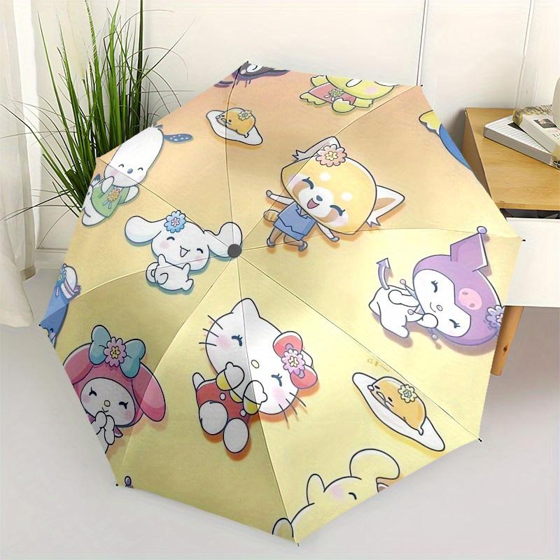 

1pc Kawaii Characters Collection Umbrella with Plastic Handle,Suitable for All Seasons Home Travel Outdoor UmbrellaSanlio296
