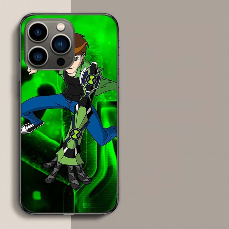 Ben Cartoon 10 Phone Case For Iphone 17 Air 15 Pro 14 Plus 16 Pro Max 12 13 Mini 11 16E X XS Cover Cute Fundas