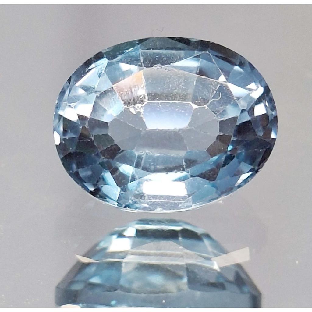 Beautiful Natural Sky Blue Aquamarine 5-7 Ct Oval Cut Certified Loose Gemstone