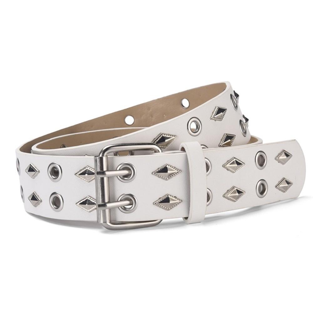 Luxury Design Business Waist Belt Retro Punk Waistband Trendy Rivet Belt  Paired with Skirts Jeans