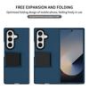 KEYSION Luxury Upright Live Stand Case for Samsung Galaxy Z Fold 7 5G Hard PC Shockproof Phone Back Cover for Galaxy Z Fold 7 5G