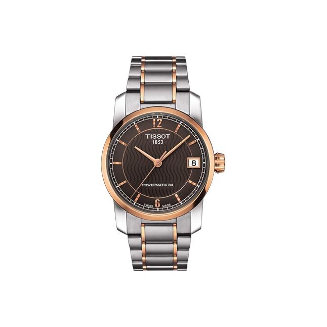 

TISSOT Ti Automatic Mechanical Movement 50 meter Water Resistance Women s Watch 32mm Coffee Watch Dial T087.207.55.297.00 Brown Regular Watch Box