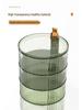 Luxury Cartoon Rabbit Multi-Layer Rotating Fruit and Snack Box with Lid