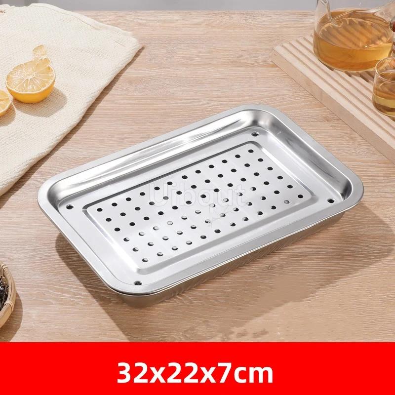 Stainless Steel Tea Tray Drainage Water Storage Kung Fu Tray Drawer Tea Room Board Table Chinese Tea Tray Ceremony Tools