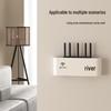 WiFi Router Storage Shelf: No-Drill Cable Concealer & Decorative Set-Top Box Holder