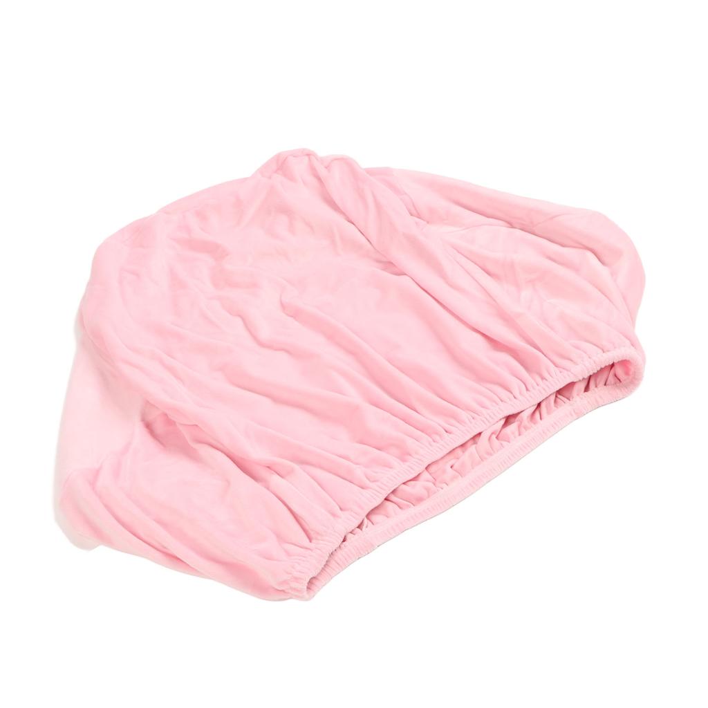 Curved Back Chair Cover Soft Prevent Slip Protective Universal Thickened Armchair Cover for Living Room Banquet Pink