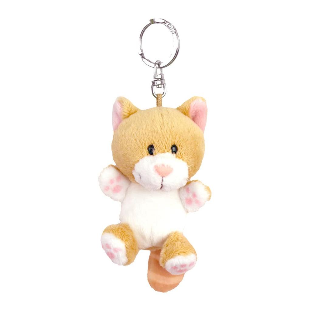 NICI Munchkin BB Bean Bag Keyring for Kids, Brown, W6 X D8 X H13cm