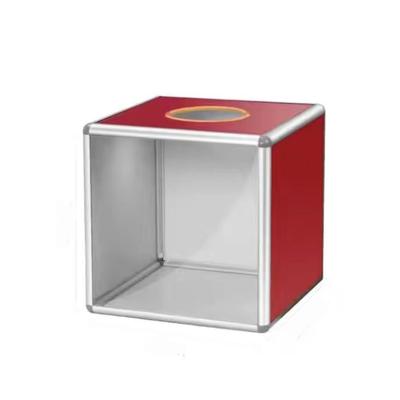 ATAK lotéria lotéria lotéria šťastná lotériová krabica lotériová krabica, krabica, 30cm, priehľadná, súprava, bingo, žrebovanie, (30cm krabica)
