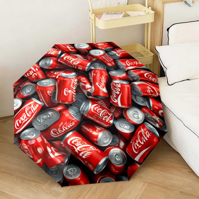 Christmas Gift Halloween Theme Bear Truck Coca Cola umbrella is suitable for all seasons, including home travel and outdoor activities Y19
