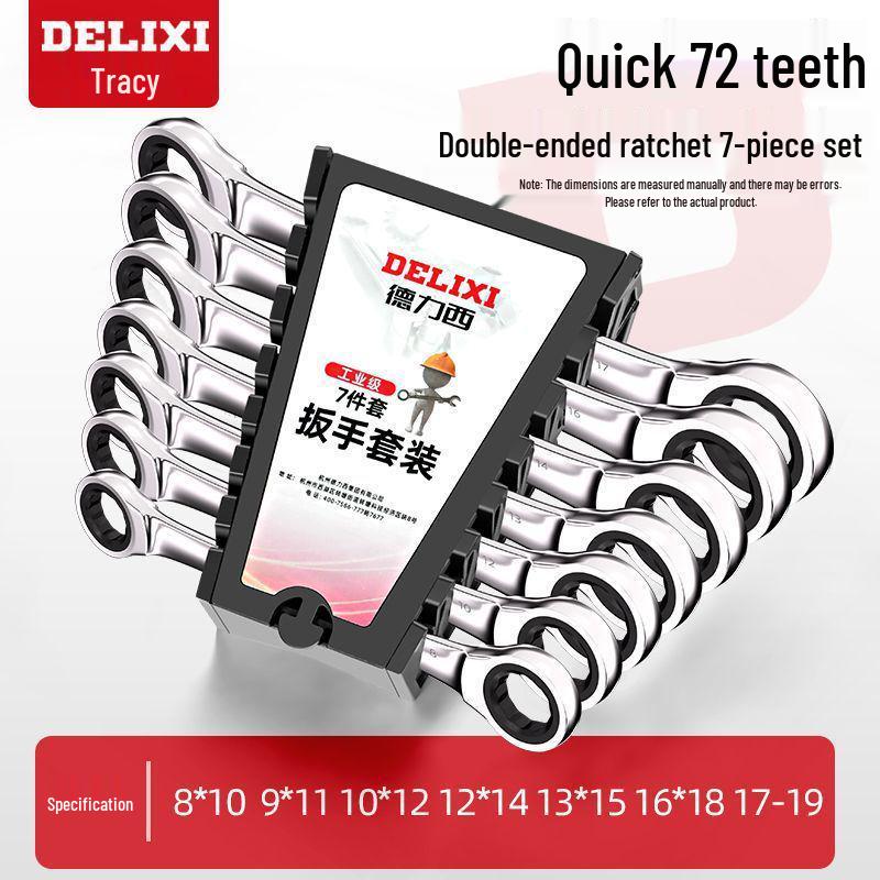 Obousměrná ráčna Sadu oboustranných klíčů - Rychlé šetření práce, Otevřený a Očkový konec, Nářadí pro autoopravy.