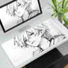 Anime Figure Minimalist Mousepad Extended Computer Gaming Offices Accessories Gamer Professional Premium Table Rug Nonslip Mats