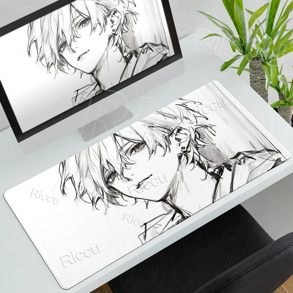 Anime Figure Minimalist Mousepad Extended Computer Gaming Offices Accessories Gamer Professional Premium Table Rug Nonslip Mats