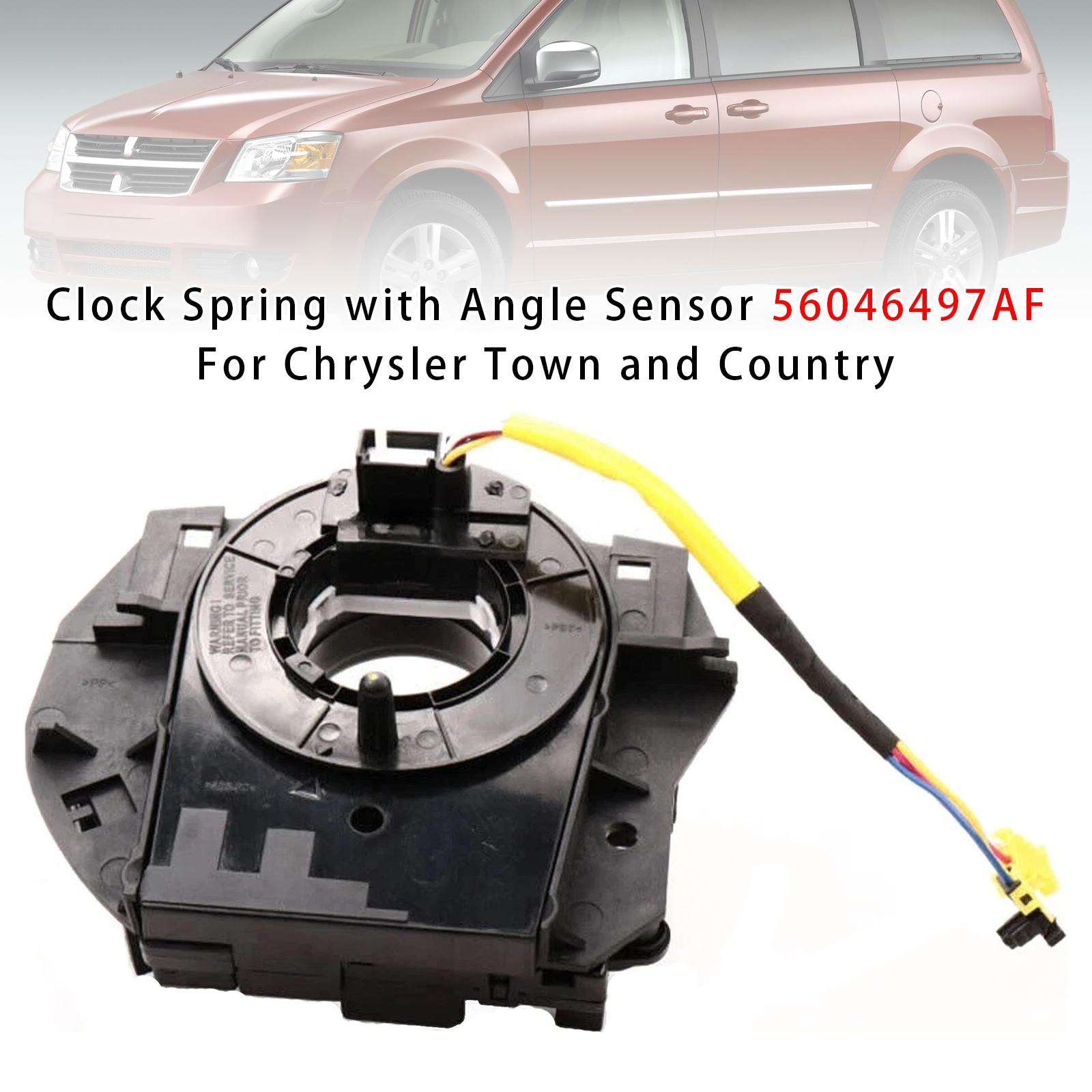 Clock Spring with Angle Sensor 56046497AF For Chrysler Town and Country