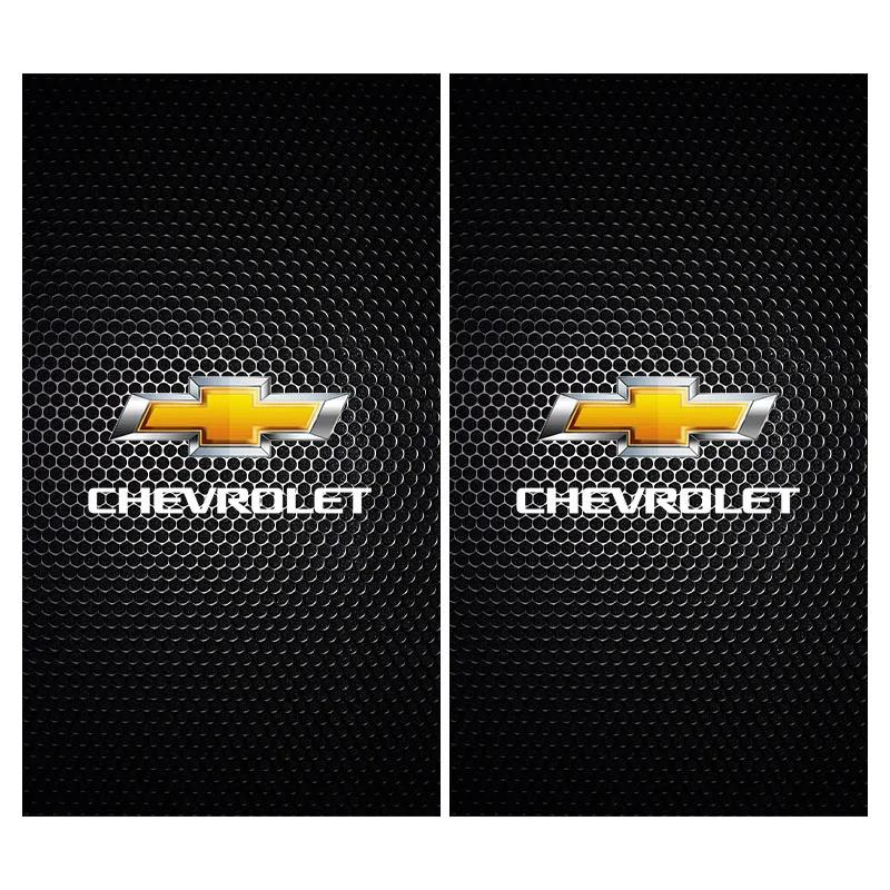

Для Chevrolet Captiva Lacetti Aveo Cruze Malibu Trax Camaro Наклейка на центральную стойку с эмблемой Автомобильные декоративные наклейки на двери Стайлинг чёрный