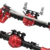 RC Axle Kit Front Rear CNC Differential Locking   Axles Set for   SCX10 I II III 90046 90047 1Celsius10 RC Car