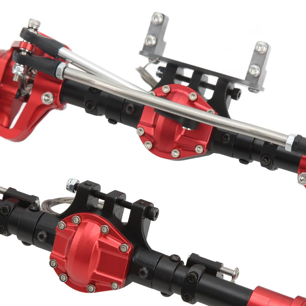 RC Axle Kit Front Rear CNC Differential Locking Axles Set for SCX10 I II III 90046 90047 1Celsius10 RC Car