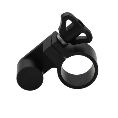 HangTon Rod Clamp Mount Bracket 15mm To 19mm Adapter Converter for DJI Focus Pro Motor 19mm Rod Mount, Black