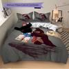 3pcs bedding set Mario Demon Includes 1 Comforter + 2 Pillowcases, Without Pillow Inserts, Soft Comfortable,a0910248