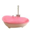 Spraying Water Kids Bathing Toys Pretend Toy Mini Bathroom Tub Creative Electric Bathtub  DIY Toy