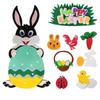 Children's Easter Felt Craft Sets Sewing Kits,Felt Sewing,Beginners Sewing Package Creative,Craft Set Made of Felt,Easter Eggs Easter Bunny