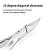 Professional Stainless Steel Nail Clippers Pointed Eagle Clippers Thick Grey Toenails Clippers Pedicure Tools Dead Skin Scissors