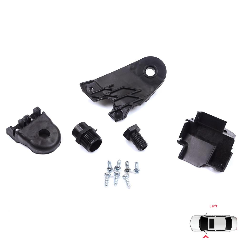 BHL580-1 Headlight Holder Mount Repair Bracket Tab Set Left Side for Mercedes C Class W205 C205 S205 A205 2013-2023 A2058200514