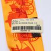 HERMES [ ] Horse-drawn Silk Twilly scarf BOUTON OR/ORANGE/ROUGE VIFUsed