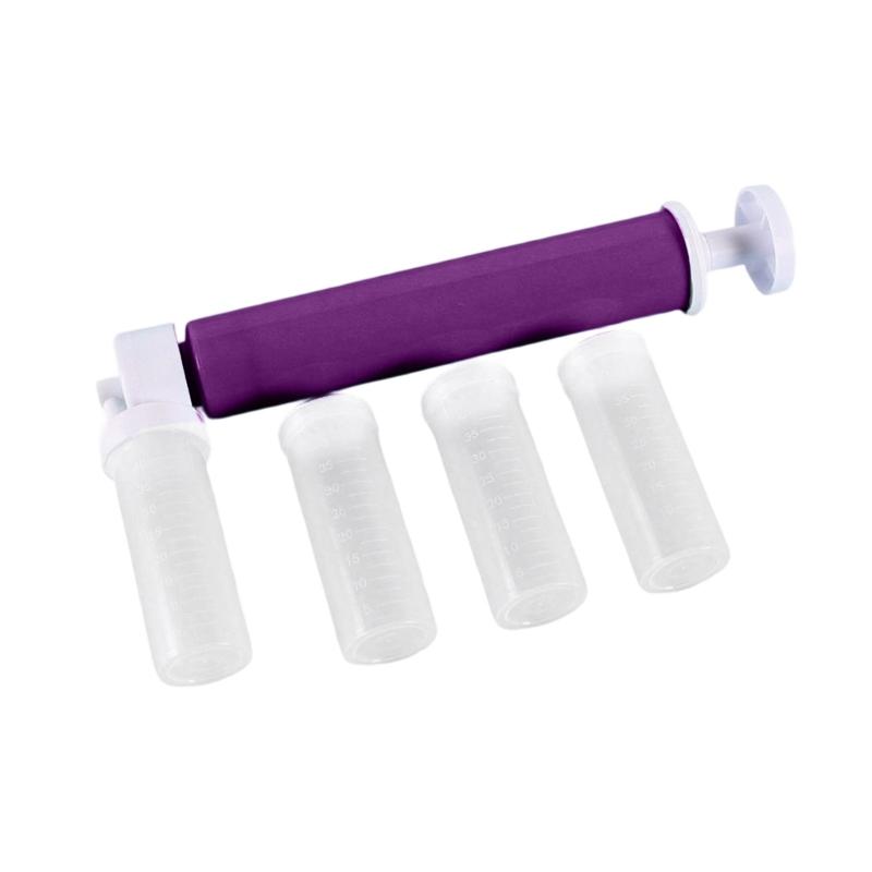 Manual Handheld Cake Decorating Sprayer For Effortlessly Baking With Adjustable Nozzle And Durable Plastic Design