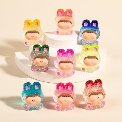 New Transparent Gradient Lilith DIY Jewelry Cream Gel Resin Keychain Pendant Car Small Ornament