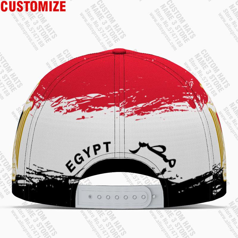 Egypt Baseball Cap Free 3D Custom Made Name Number Team Logo Eg Arab Hat Egy Country Travel Arabic Nation Egyptian Flag Headgear