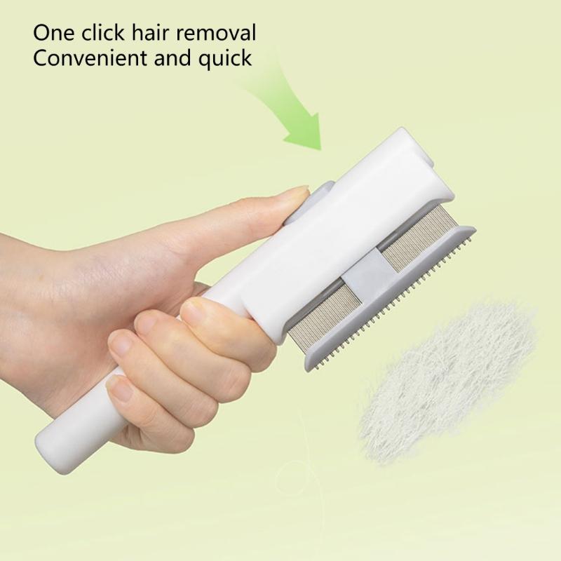 Professional Grooming Comb Fine Tooth Dog Comb Effective Float Hair Remover for Gentle Grooming