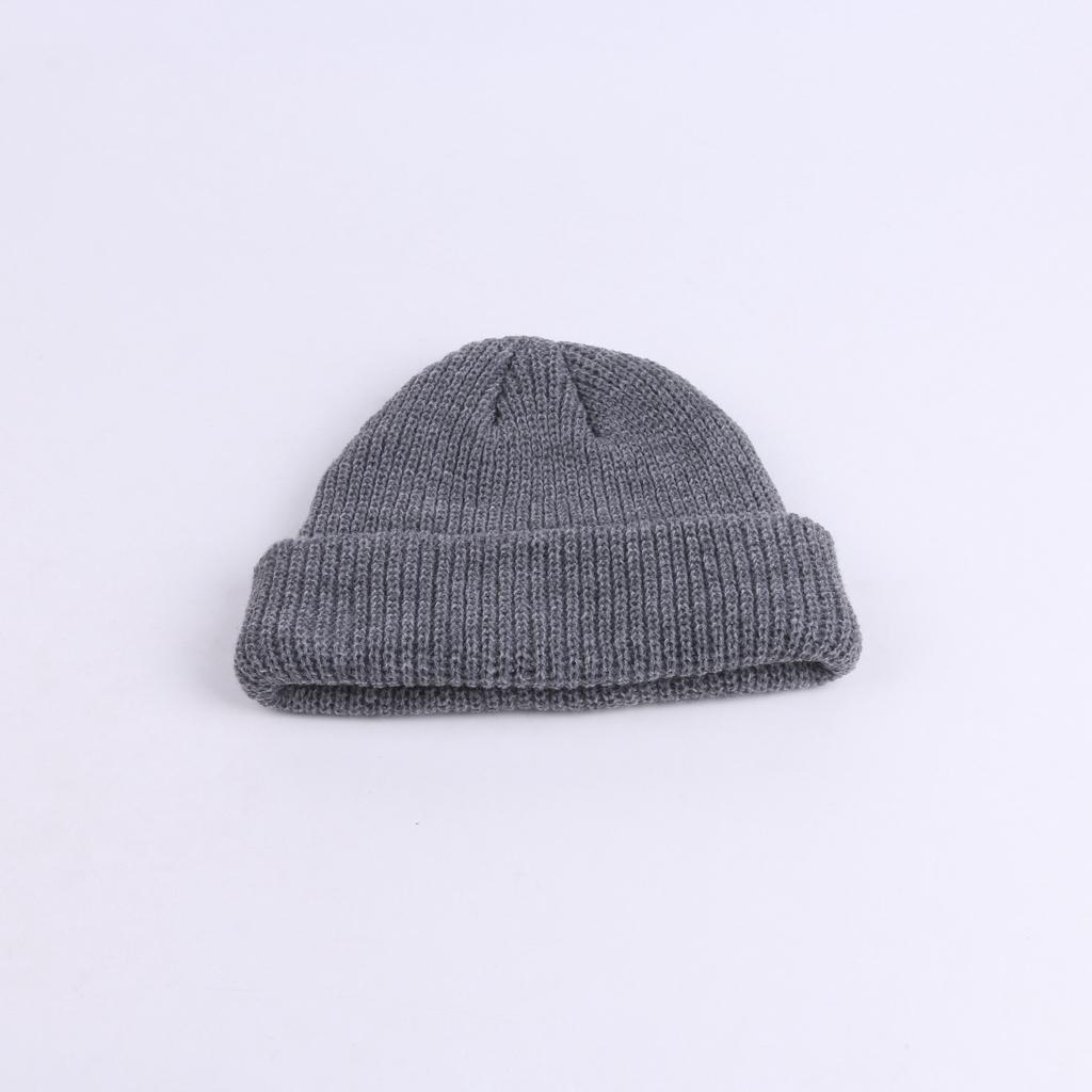 Cold Hat Men's Autumn and Winter New Wool Hat Street Fashion Landlord Hat Korean Short Knitted Melon Leather Hat European and American