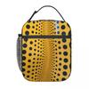 Yayoi Kusama Obraz Abstrakcyjny Izolowana Torba na Lunch dla Kobiet Dzieci Przenośne Pojemniki na Żywność Termiczny Lunchbox Torba