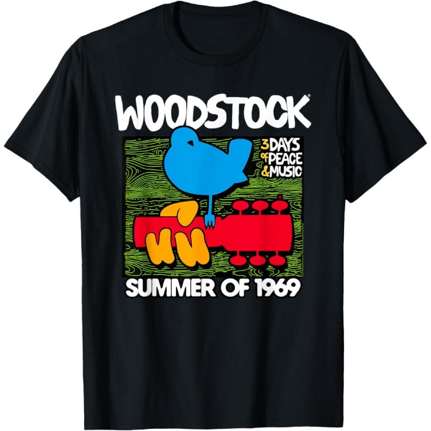 Woodstock Summer of 69 Logo Bird T-Shirt S