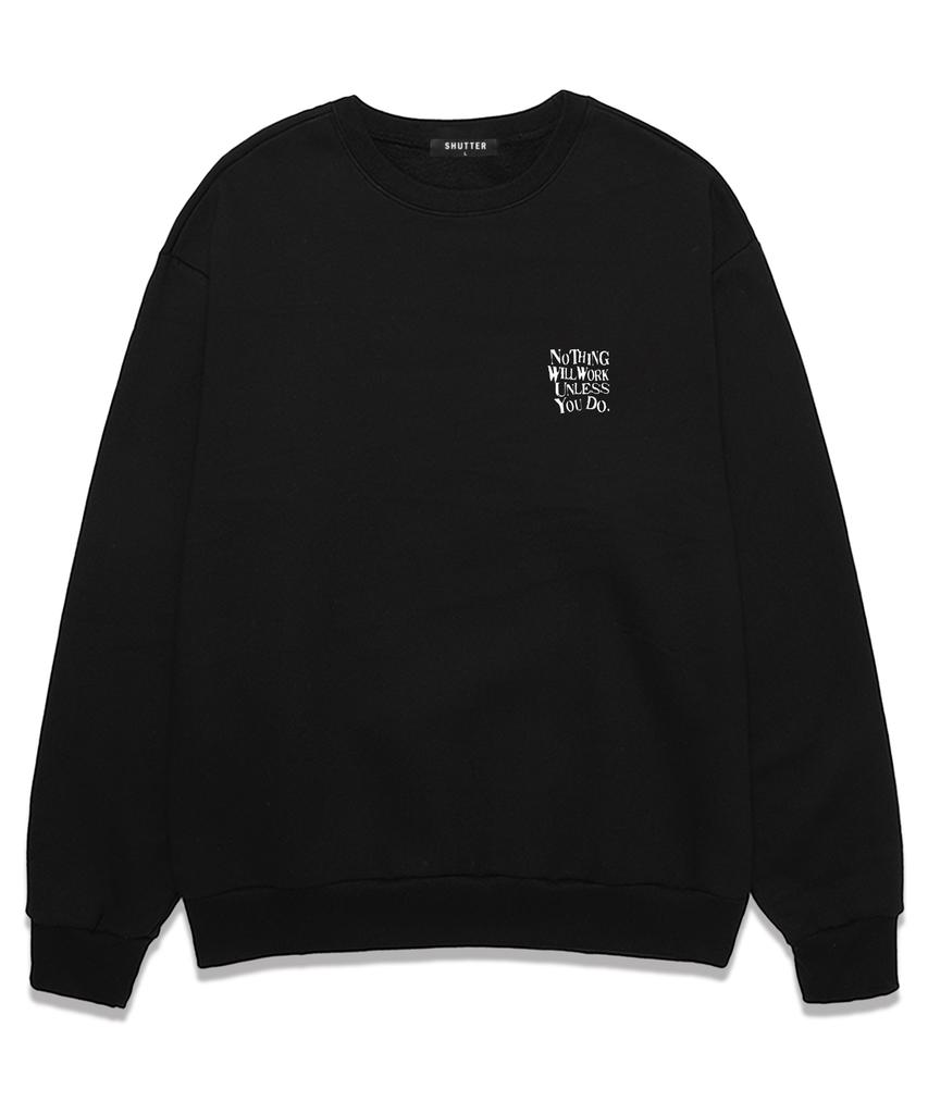 SHIRTER Unless Uo Do Sweatshirt (Sls021) Black (B Type)
