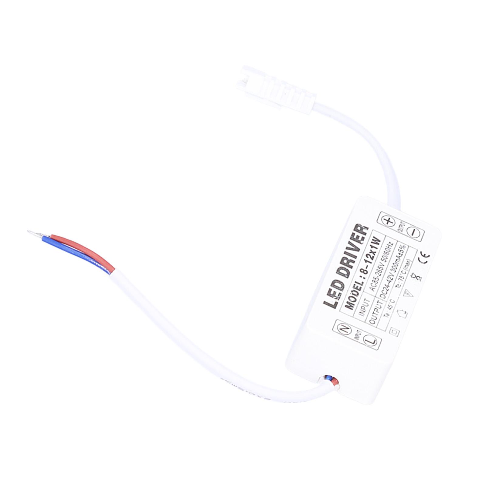 

Светодиодный драйвер 300 мА Трансформатор постоянного тока DC24‑42В Драйвер питания для ламп AC85‑265В