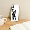 T-TOUGE-N-ANKI Coque de téléphone pour Samsung Galaxy A73, A72, A71, A70, A53, A52, A51, Autres Housse souple noire