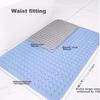 FARLEEHOMES Bathroom Non-Slip Mat, 80*120cm, Shower Floor Mat, Bathroom Foot Mat, Thickened with Suction Cups, Light Blue