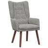 Armchair Light Grey 63 X 67 X 94 Cm Velvet