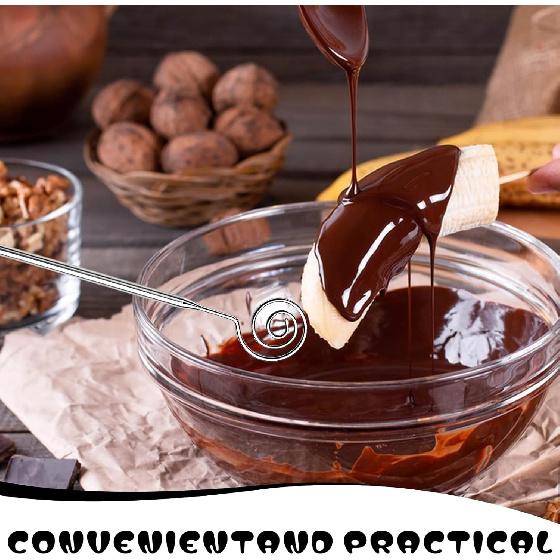 3Pcs Professional Chocolate Dipping Tools Set - Stainless Steel Candy Dipping Tools, Fondue Forks with Slotted Spoon, Candy Making Tool Baking