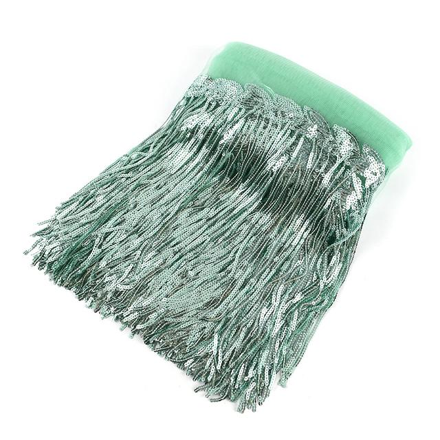 10 Yards 20cm Colorful Sequin Shiny Tassel Lace Trim Ribbon Fringe Diy Handmade Dance Performance Stage Costume Curtain Decor
