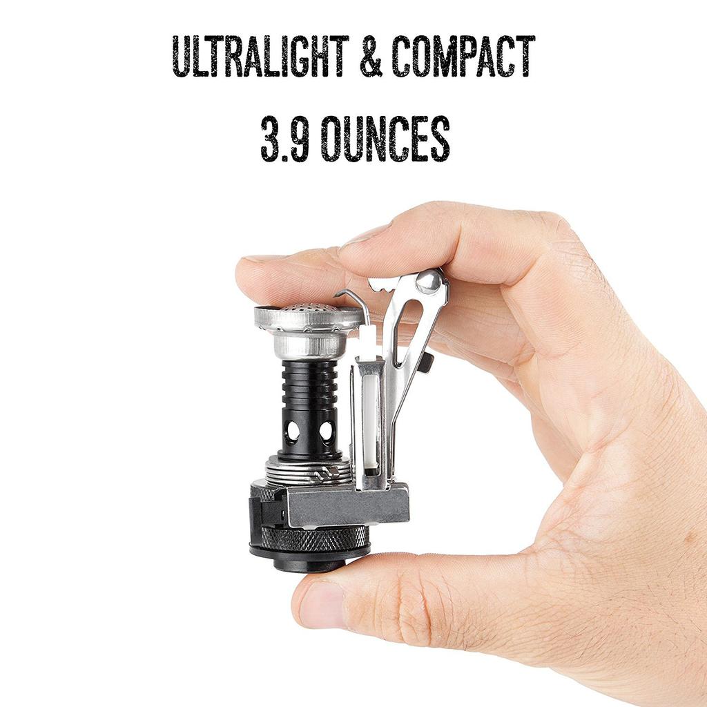 Outdoor Goods Camping Set Pot Combination Portable 1-2 People Picnic Folding Stove Cooker Set