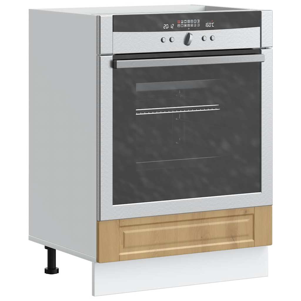 Porto Oven Cabinet Artisan Oak Wood Based Material
