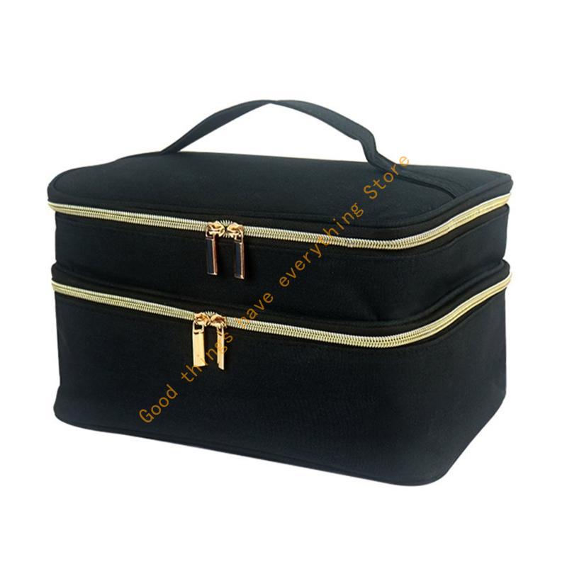 

Effective Sewing Accessories Container Home Sewing Tool Organizers Bag PVC Materials Bag with Multiple Pockets for DIY 55KF чёрный