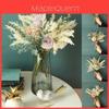 Beautiful Artificial Flower Fake Dandelion Eucalyptus Hybrid Bouquet For Home Decor